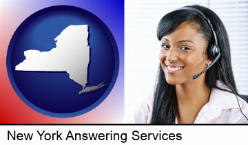a customer service representative in New York, NY