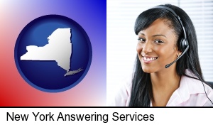 New York, New York - a customer service representative