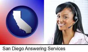 a customer service representative in San Diego, CA